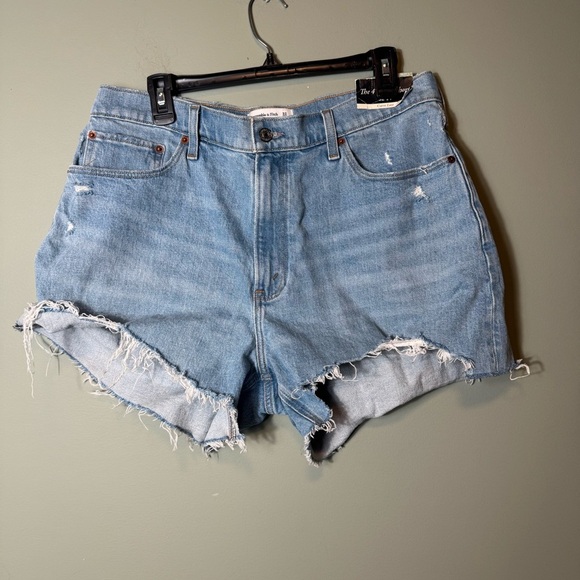 Abercrombie & Fitch Pants - Abercrombie & Fitch NWT Women’s 4” Mom Shorts High Rise Curve Love Size 32/14‎